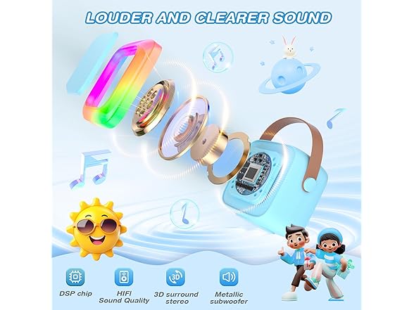 TAEMVV Mini Karaoke Machine for Kids