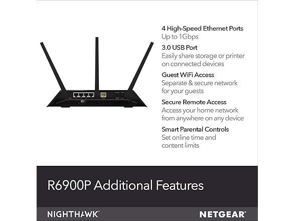 NETGEAR Nighthawk Smart Wi-Fi Router