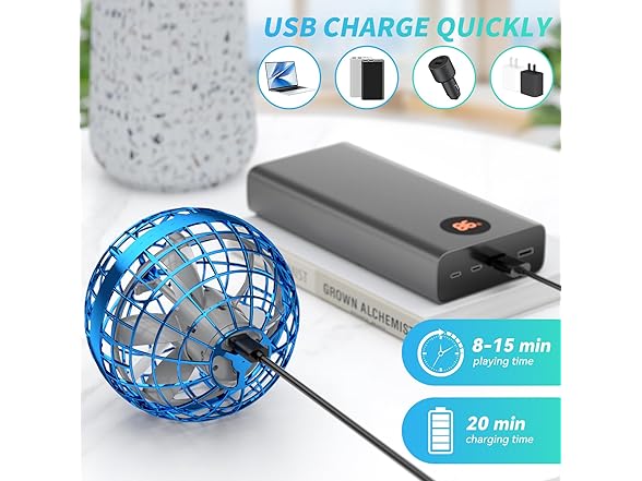 Uladis AI Flying Orb Ball Toys