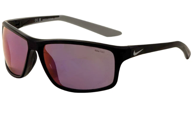 Nike Unisex Adrenaline Sunglasses Matte Black Matte Black - Gallery 2