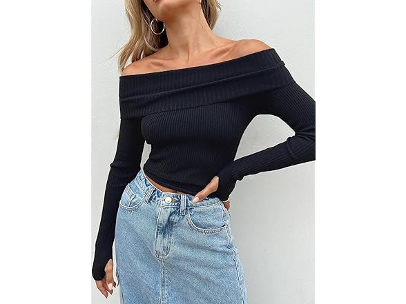 Princess Polly Women's Morley Off Shoulder Sweater