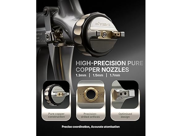 TILSWALL Pinto GT HVLP Spray Gun Kit Gray