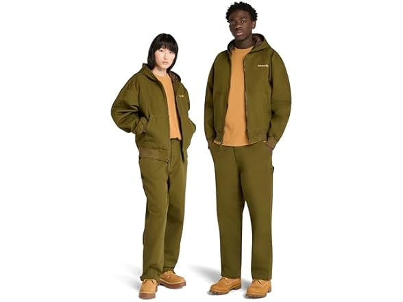 Timberland Mens Duck Canvas Hooded Bomber