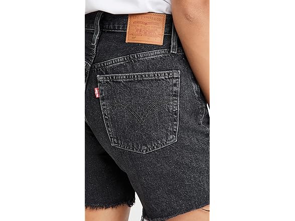 Levis Womens Premium 501 Mid Thigh Short