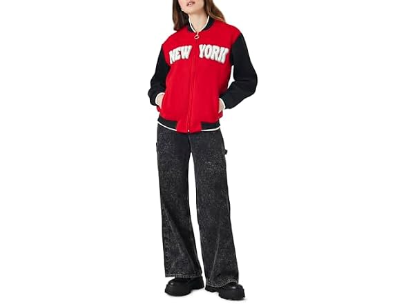 Forever 21 New York Letterman Bomber Jacket