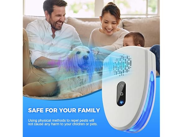 Ultrasonic Pest Repeller, 5 Pack