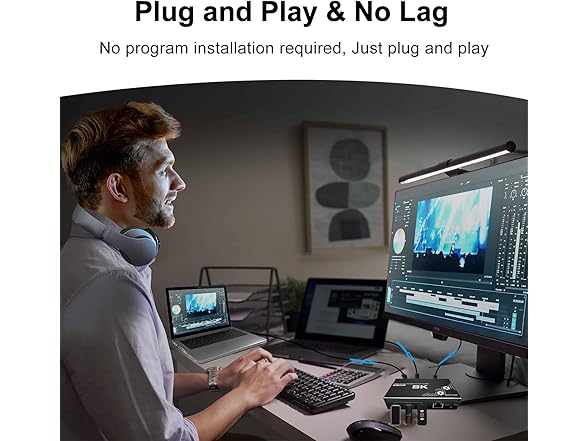 RIJER  4K/120HZ HDMI KVM Switch