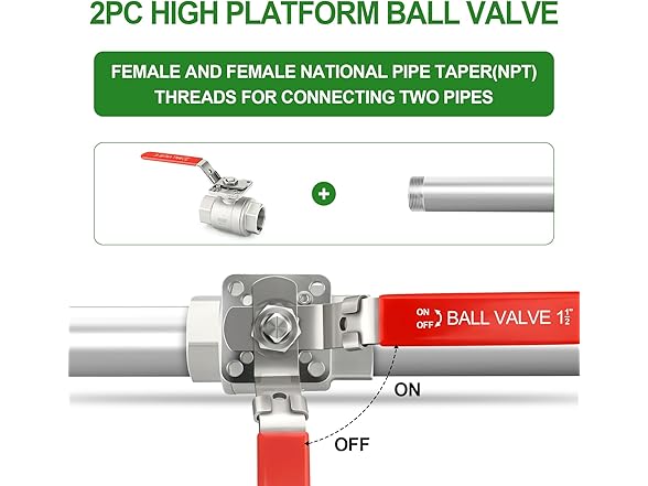 FNPT  High Platform Ball Valve