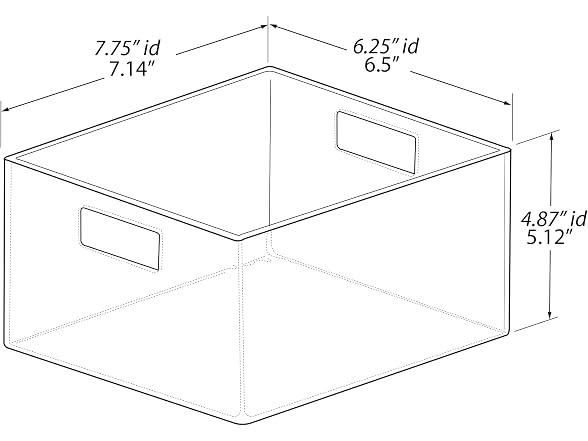 Azar Displays 556742-4PK Storage Tote Bins 