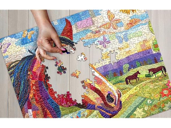 Springbok Patchwork Pony 1000 Piece Puzzle