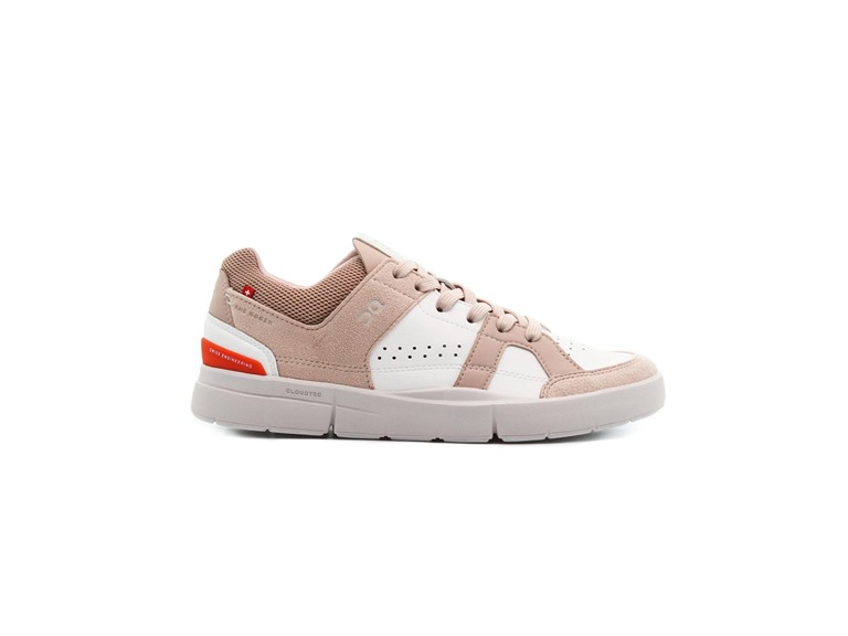 On Running 48.99139 5 On Running The Roger Clubhouse Women's Shoes Rose/White Rose/White