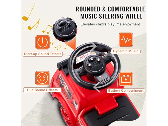 VEVOR Ride On Push Car for Toddlers