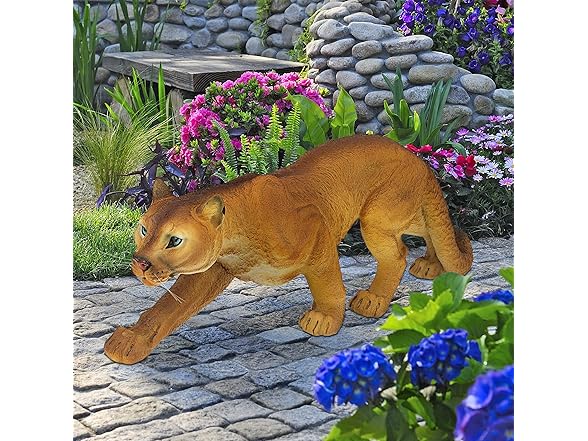 Cougar Indoor/Outdoor Garden Statue