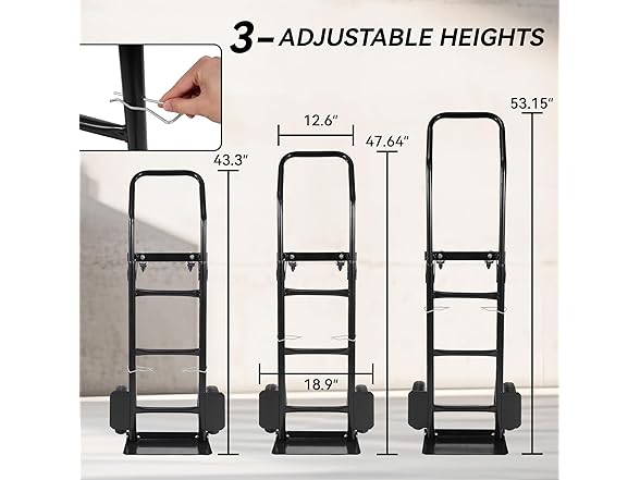 Elevon 2 in 1 Convertible Hand Truck and Cart