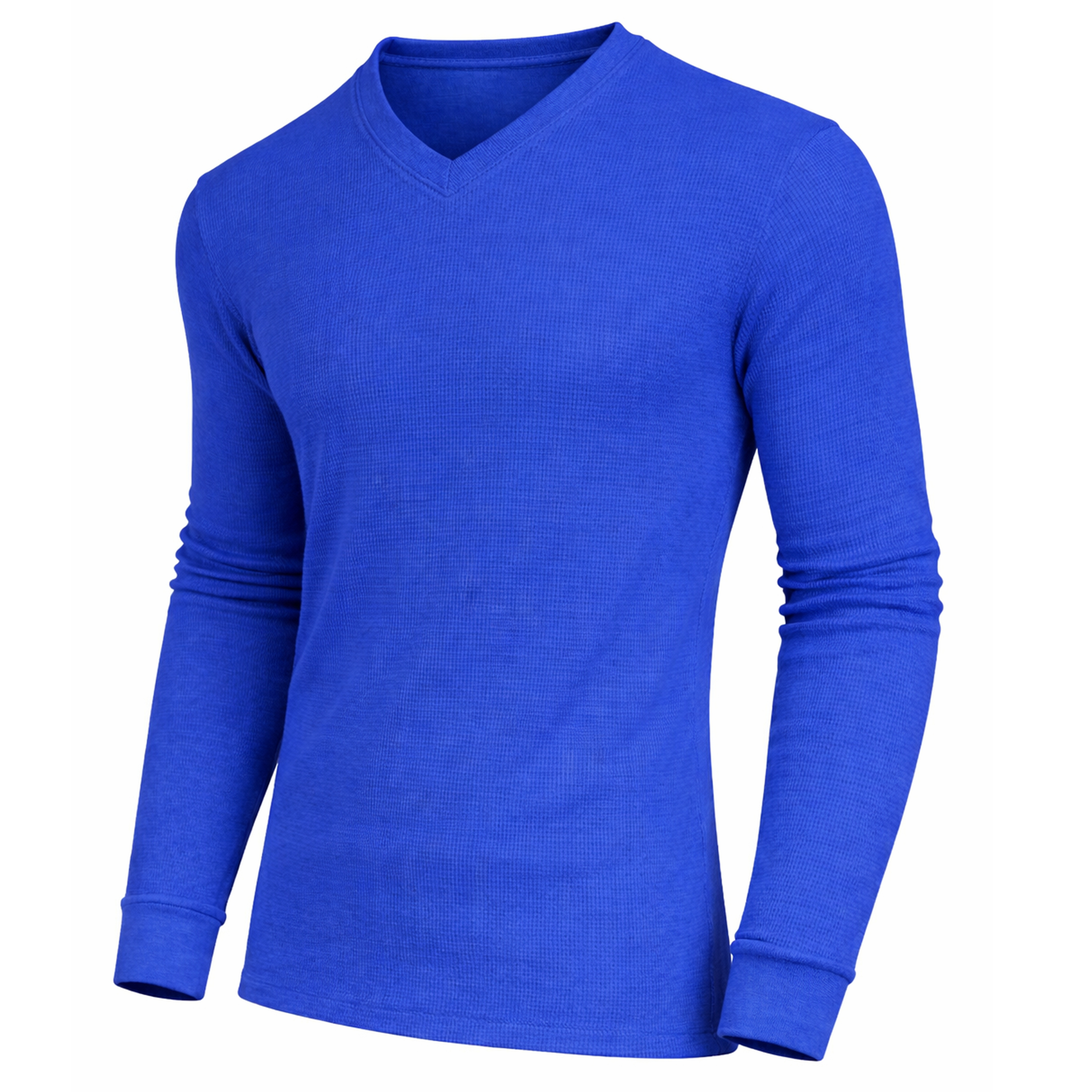 3Pk Mens L/S Thermal V-Neck Shirt - Gallery 18