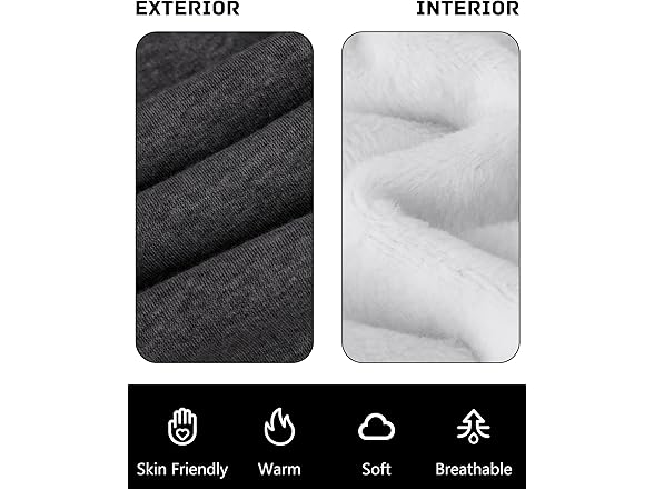 Resinta 4 Pack Girls Fleece Leggings