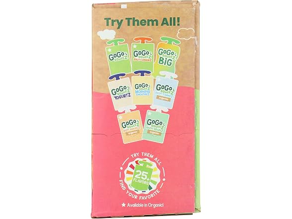 GoGo Squeez Fruit and Veggies 12 Pouch Variety