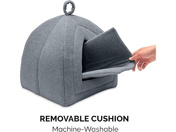 Furhaven Cat Bed Cave for Indoor Cats