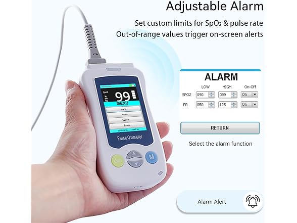 Continuous Pulse Oximeter Fingertip