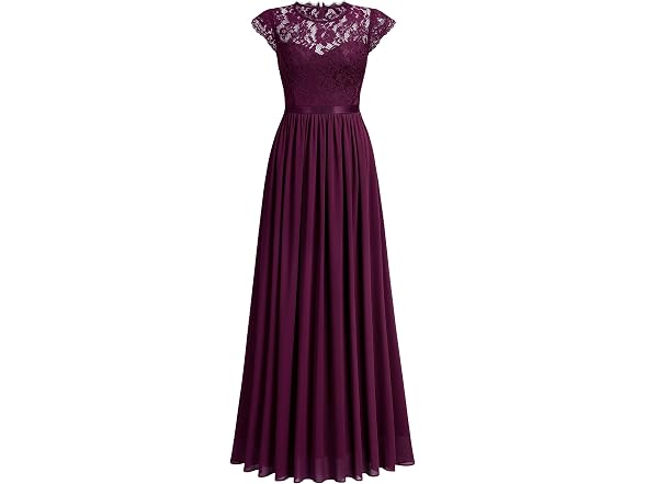 Miusol Women (M) Formal Lace Evening Party Dress