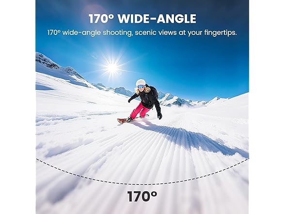 Euorosi Action Camera 4K 60FPS 48MP