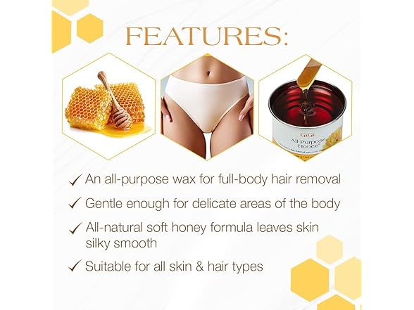 GiGi All Purpose Honee Hair Removal Soft Wax