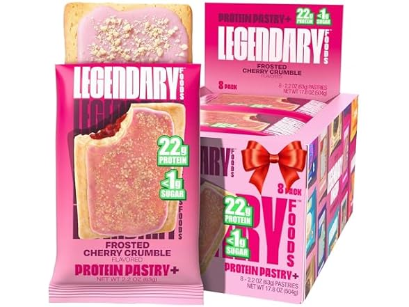 Legendary Cherry Crumble Pastry 8pk