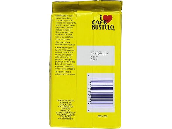 3Pk Cafe Bustelo 60oz