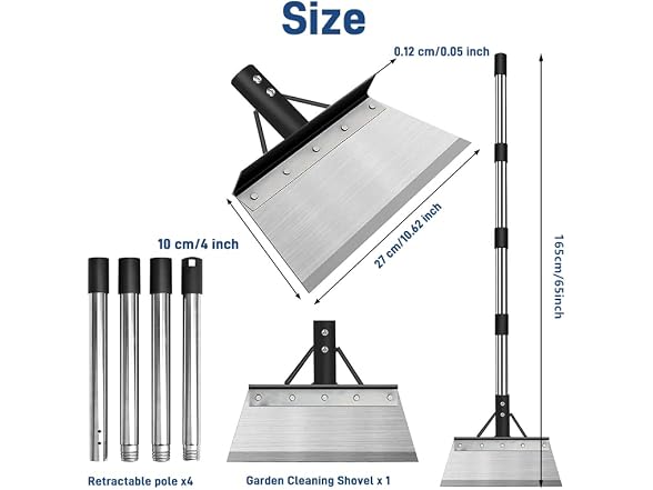 Generic GAR-76 Heavy Duty Ice Scraper & Garden Edger
