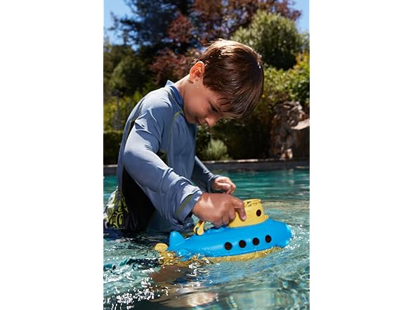 Green Toys Submarine in Yellow & blue