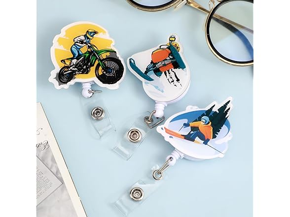 Ldcttcy Badge Reel Retractable ID Holder