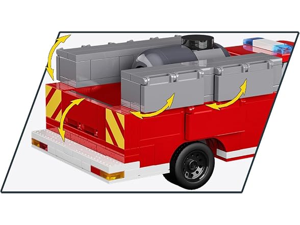 COBI Dodge RAM 3500 Fire Truck Building Set