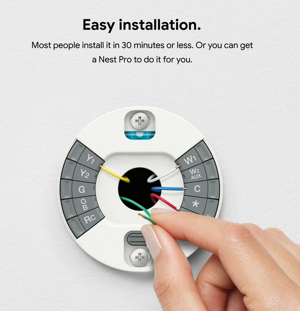 Google Nest 3rd Gen Thermostat Ref S&D Pick Color - Gallery 28
