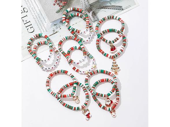 meosked Y2k Heishi Stackable