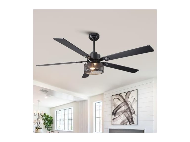 Parrot Uncle VZA01A119S60BK-PU 60" Smart Ceiling Fan