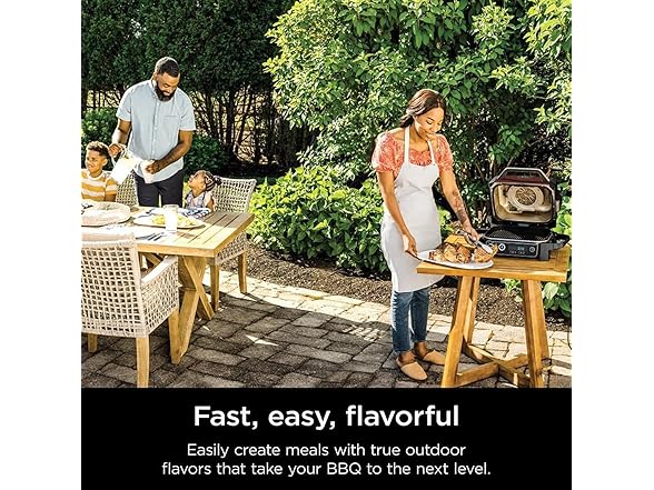 Ninja OG701 Woodfire Outdoor Grill & Smoker, 7-in-1