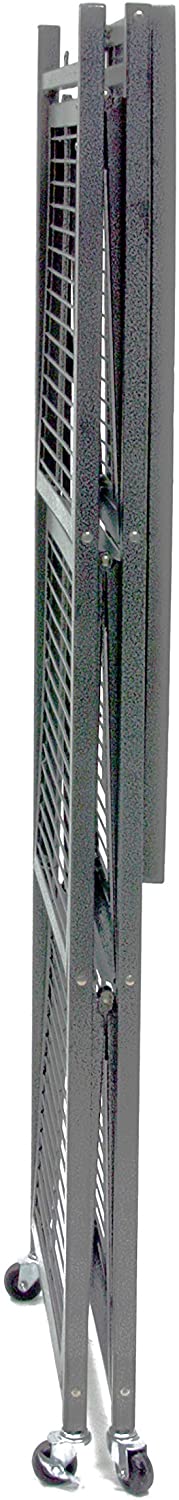 Origami RR5W 4-Tier Foldable Metal Shelf w/ Wheels - Gallery 12