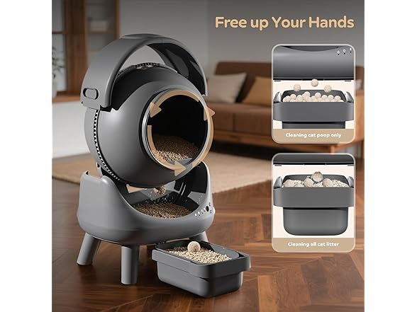 Heldenrol Auto Litter Box Gray
