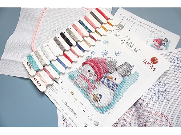 Luca-S Cross Stitch Kit The Cat & Friends - Gallery 3