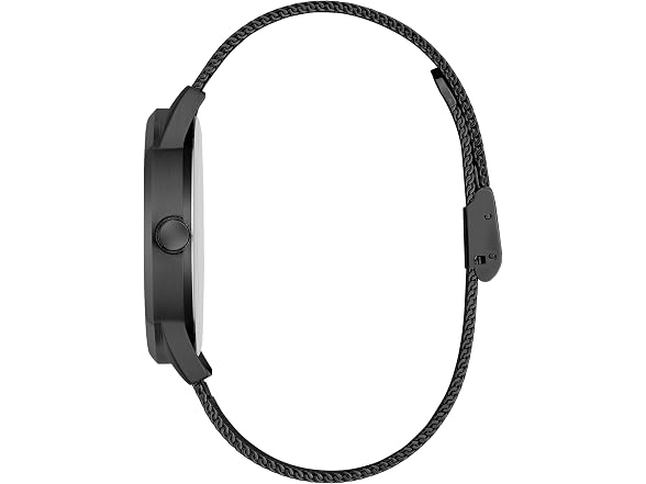 GUESS Men's 44mm Watch Black Steel Mesh (U1472G3M)