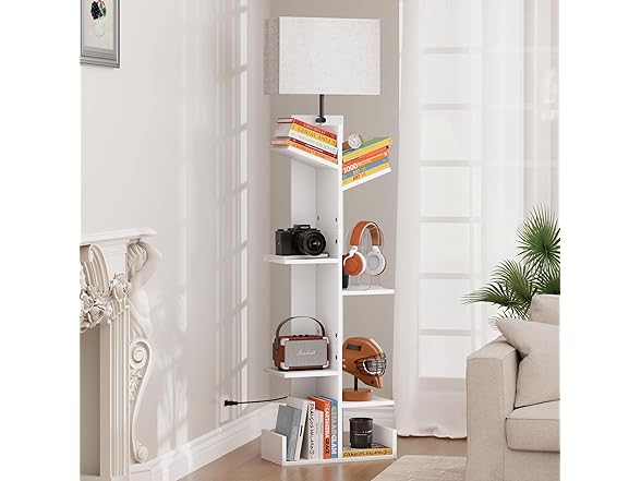 7 Tier Bookshelf with Light