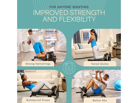 LifePro NordicFlex Glute Ham Bench