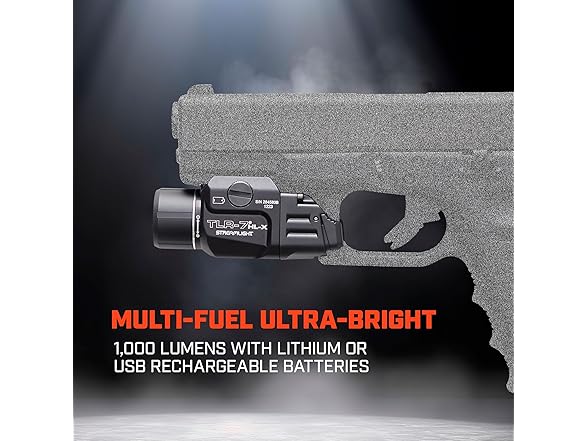 StreamLight 1000 Lumens TLR-7 HL-X USB LED Weapon Ligh