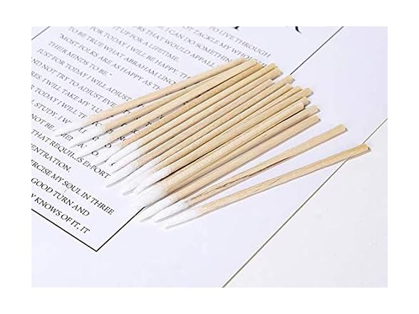 LASSUM 3" Cotton Tipped Cosmetic Swabs