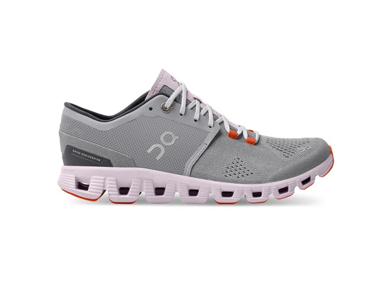 On Running 40.99041 5 On Running Cloud X2 Women's Shoes Alloy/Lilly Alloy/Lilly