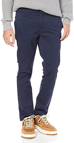 Amazon Essentials Men's Skinny-Fit Casual Stretch Chino Pant, Dark Navy, 29W x 30L