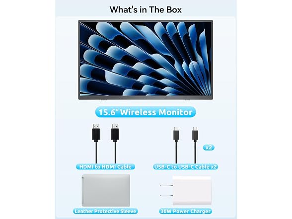 MAGICRAVEN 15.6in Wireless Monitor