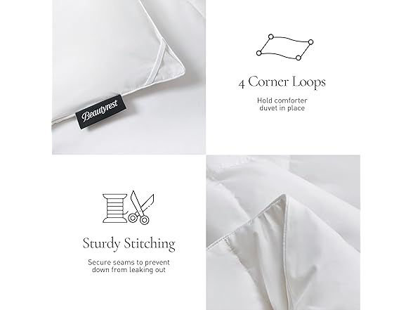 Beautyrest Soft Feather Down Comfor, F/Q