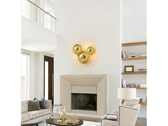 Parrot Uncle 16.5 Inch Gold Wall Sconce