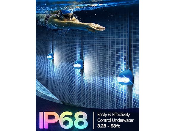 KIALUSH Ground Pool Lights